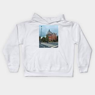 Old brick building in St. John's Wood, London Kids Hoodie